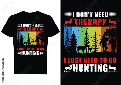 Hunting t shirt design