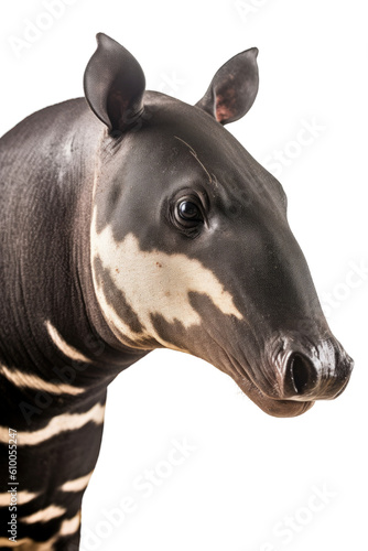 close up of a tapir isolated on a transparent background © Perfect PNG