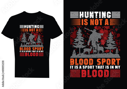 Hunting t shirt design