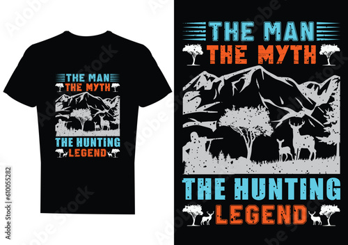 Hunting t shirt design
