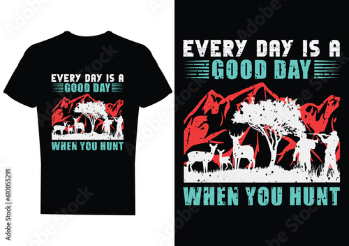 Hunting t shirt design