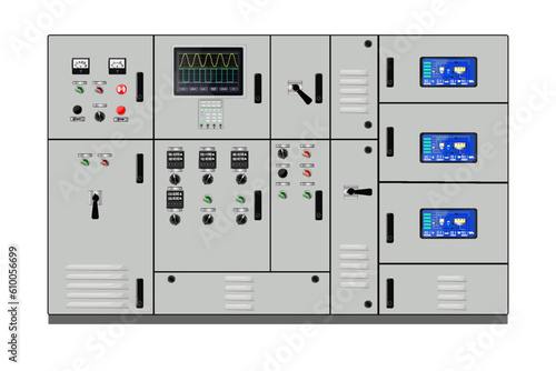 Control Panel. Production control panel and control of computer devices. Touchpad. 