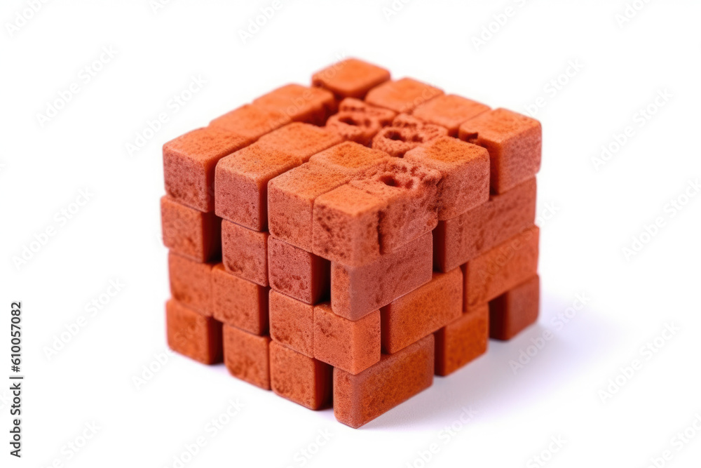 bricks isolated created with Generative AI technology bricks isolated created with Generative AI technology
