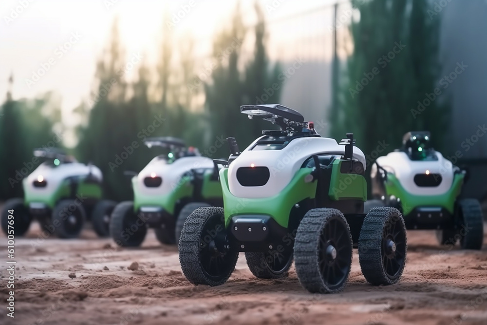 Smart farming, implementation of robots, artificial intelligence and advanced futuristic technology in agriculture Smart farming, implementation of robots, artificial intelligence and advanced futuristic technology in agriculture