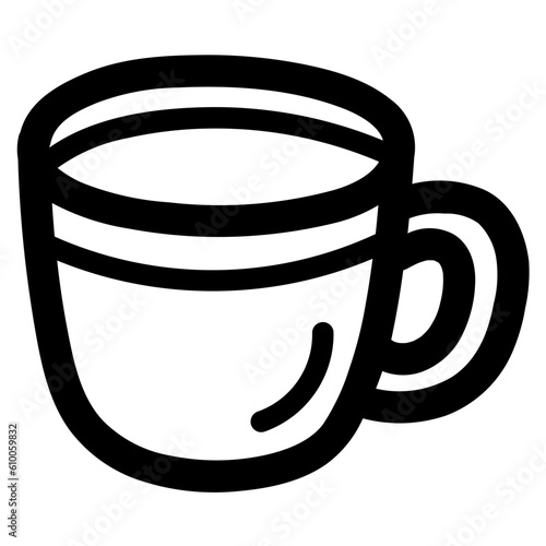 americano line icon style
