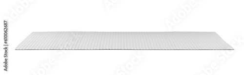 Obraz na plátně White Carpet On The Floor Isolated 3D Rendering
