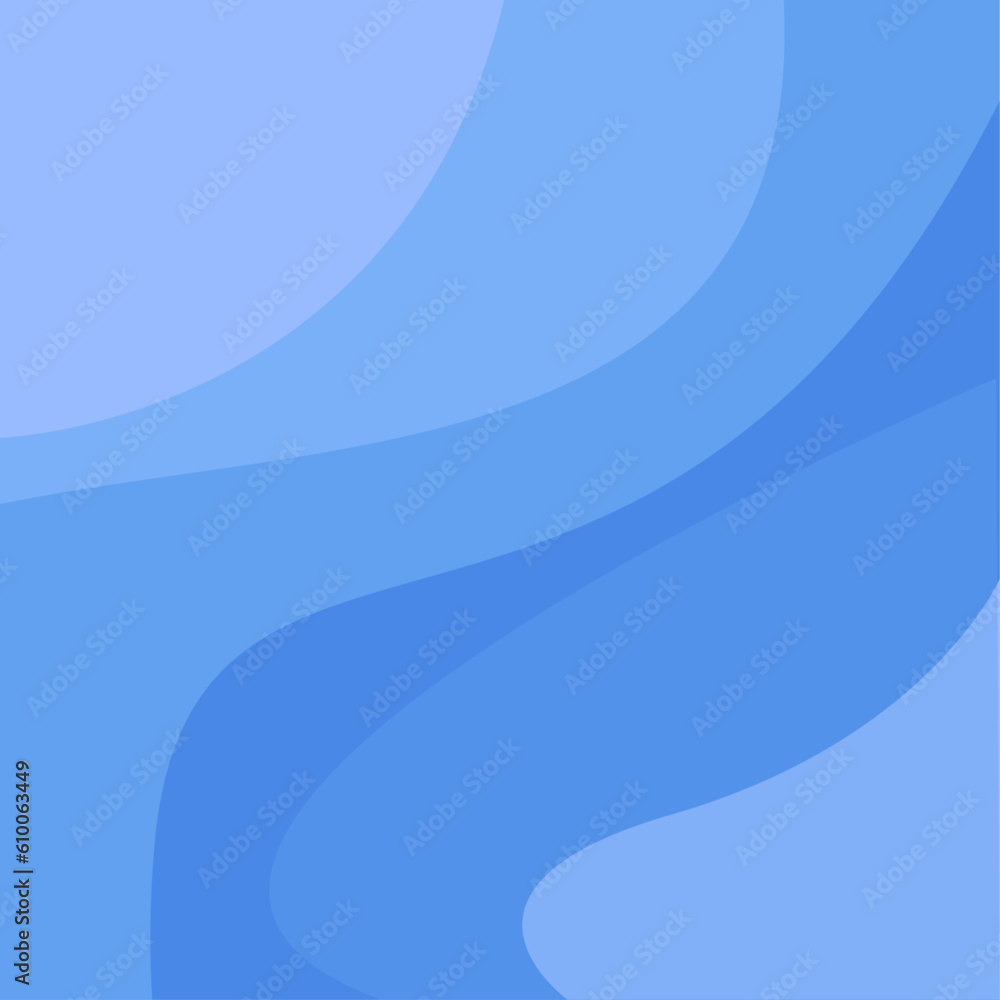 Modern blue gradient abstract vector long wide banner background ...