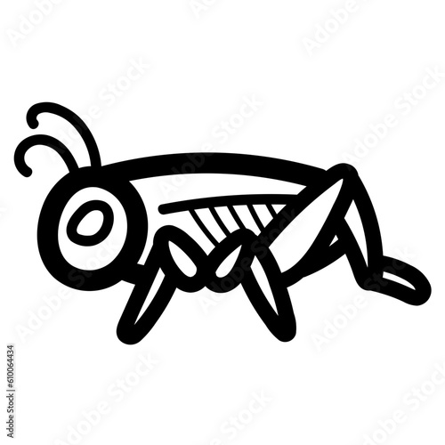 cricket line icon style