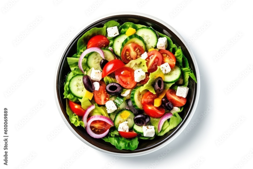 stock photo of greek salad flat lay Food Photography AI Generated stock photo of greek salad flat lay Food Photography AI Generated
