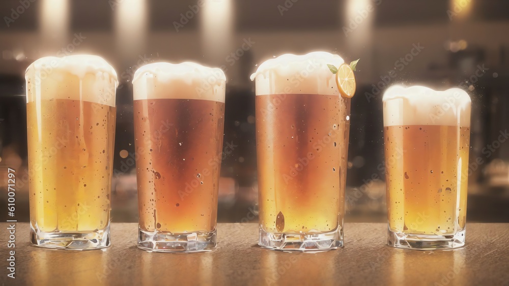 Beer Icon In Vector. Isolated Glass. Created With Tools. Generative AI Beer Icon In Vector. Isolated Glass. Created With Tools. Generative AI