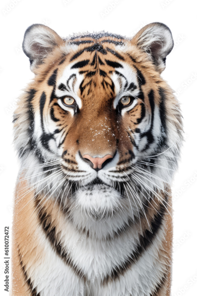 close up of a tiger isolated on a transparent background close up of a tiger isolated on a transparent background