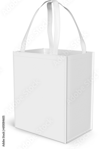 Wallpaper Mural Grocery Bag Blank Isolated 3D Rendering Torontodigital.ca