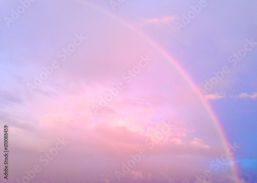 rainbow over sky