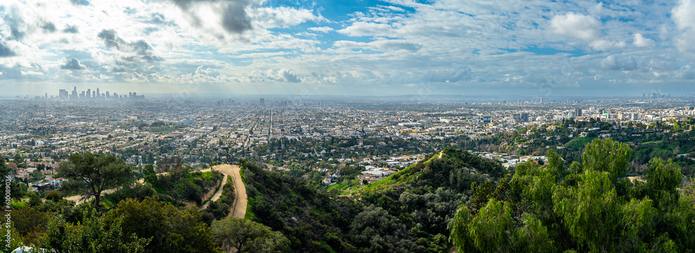 Los Angeles Panorama view over the city