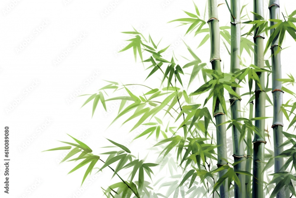 Obraz premium bamboo branches. Generative ai
