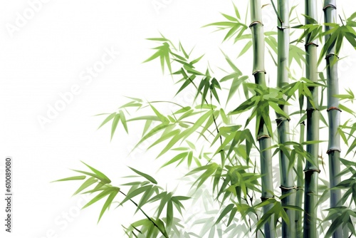 bamboo branches. Generative ai