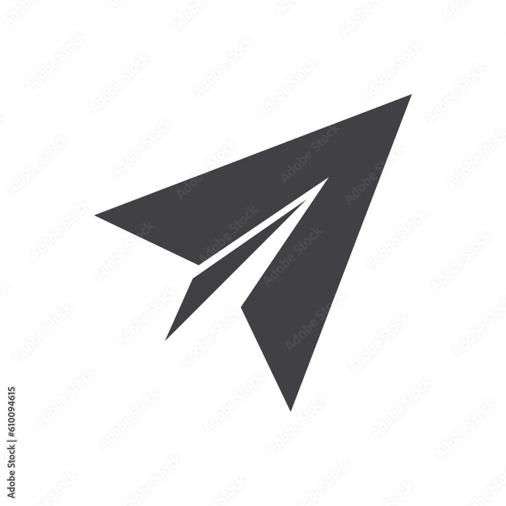 paper plane icon design vector template paper plane icon design vector template