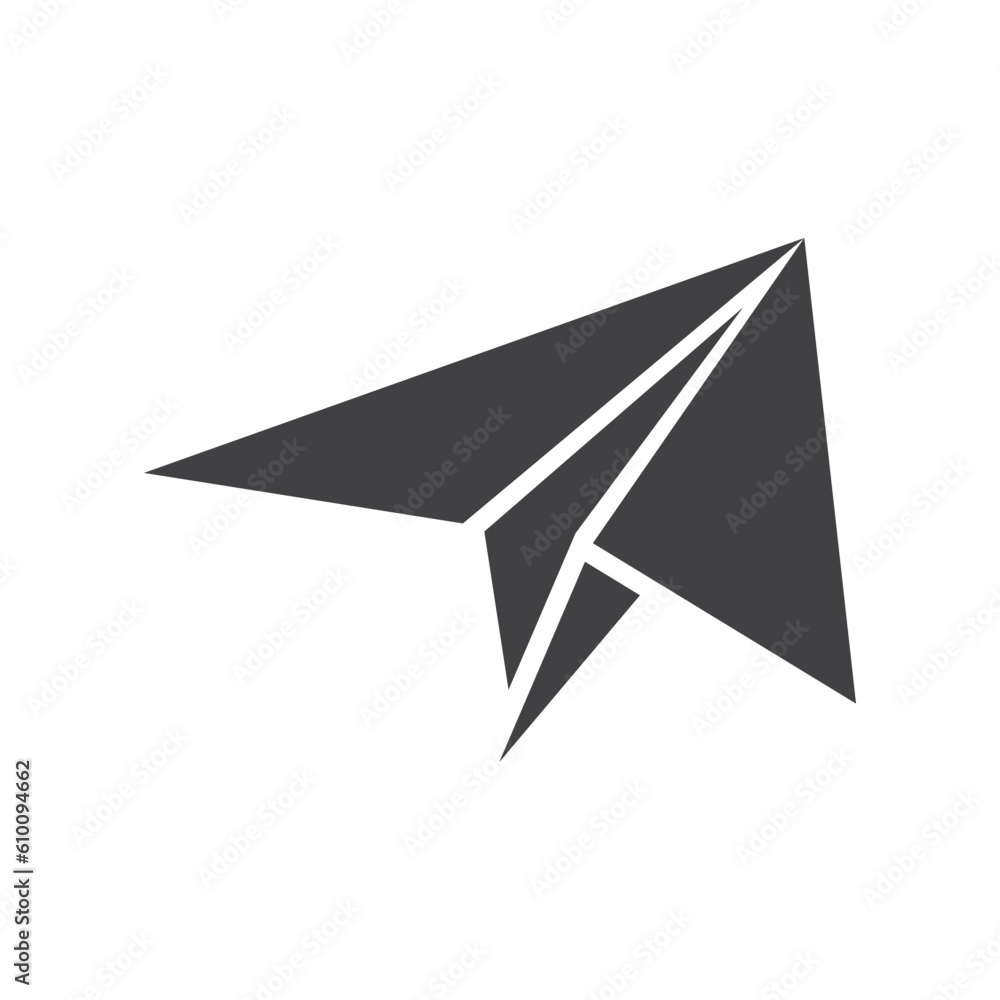 paper plane icon design vector template paper plane icon design vector template