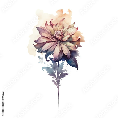 Waterpaint Flower