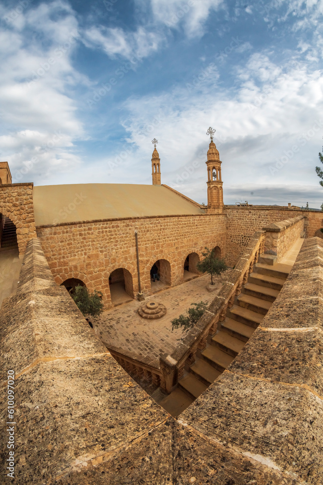 Mor Gabriel Monastery in Mardin with photos taken from various angles