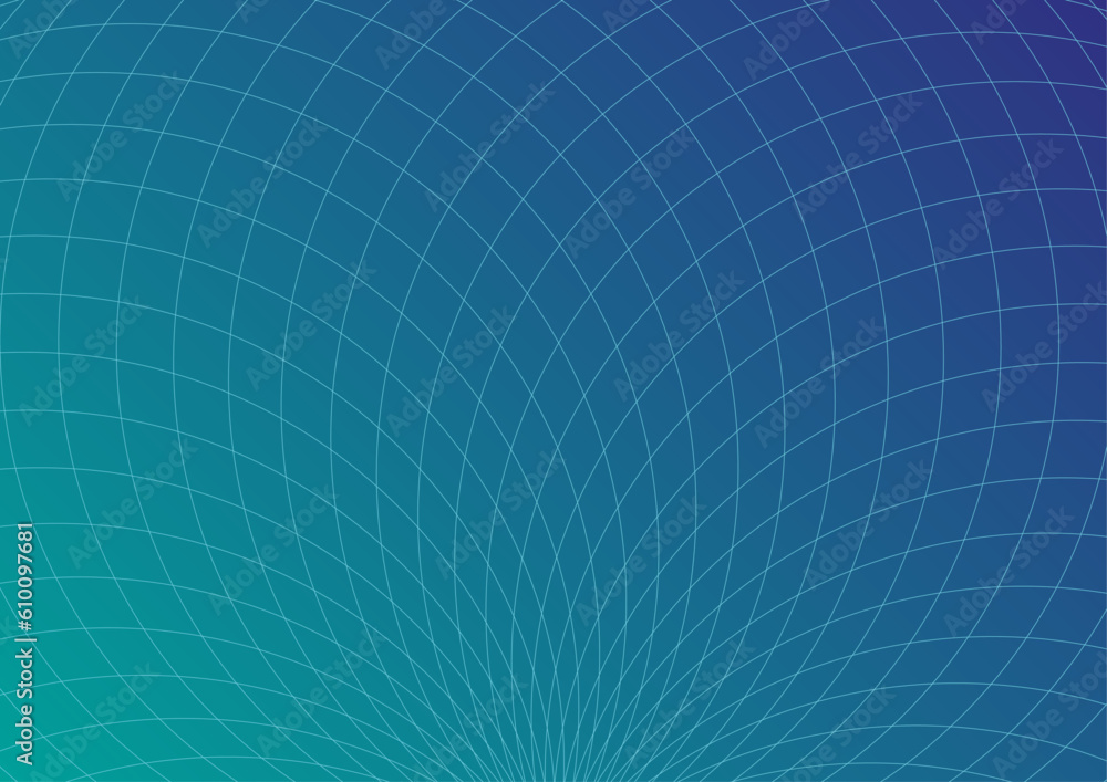 Vector mesh texture of curved thin lines pattern in a blue gradient background Vector mesh texture of curved thin lines pattern in a blue gradient background