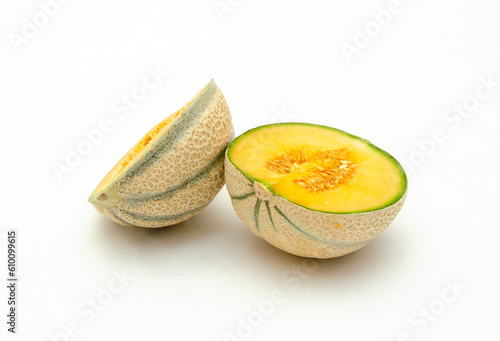 Sliced Cantaloupe Melon