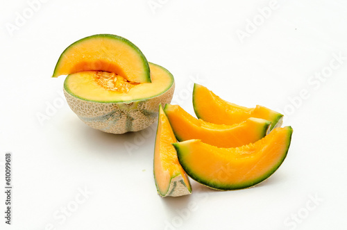 Sliced Cantaloupe Melon