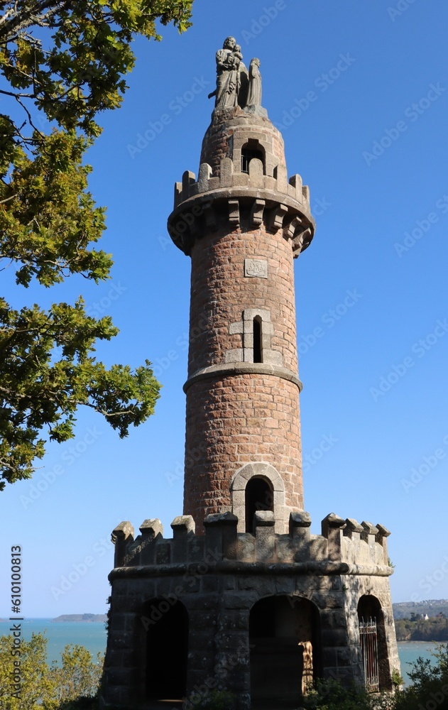 Kerroch tower in Brittany, France 