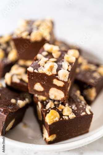 Chocolate hazelnut fudge