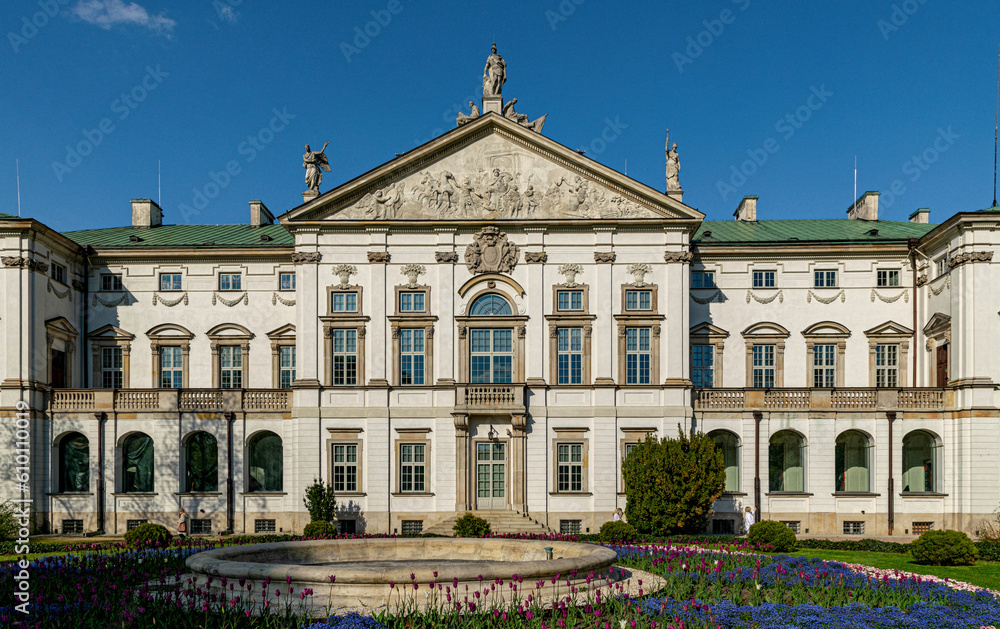 Krasinski Palace and Garden in Warsaw	