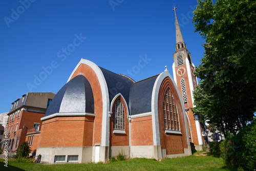 Saint-Stanislas-des-Blagis is a church that was built from 1934 until 1936. The project is located in Fontenay-aux-Roses, Hauts-de-Seine, France. photo