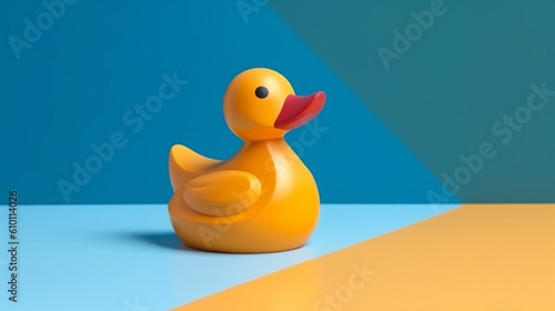 Rubber duck bath, generative ai