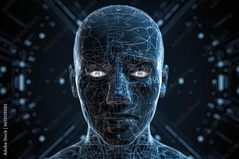 Exploring the Boundaries of Artificial Intelligence and its Impact on Society, Interaction with machine, robot with AI, Generative AI Exploring the Boundaries of Artificial Intelligence and its Impact on Society, Interaction with machine, robot with AI, Generative AI
