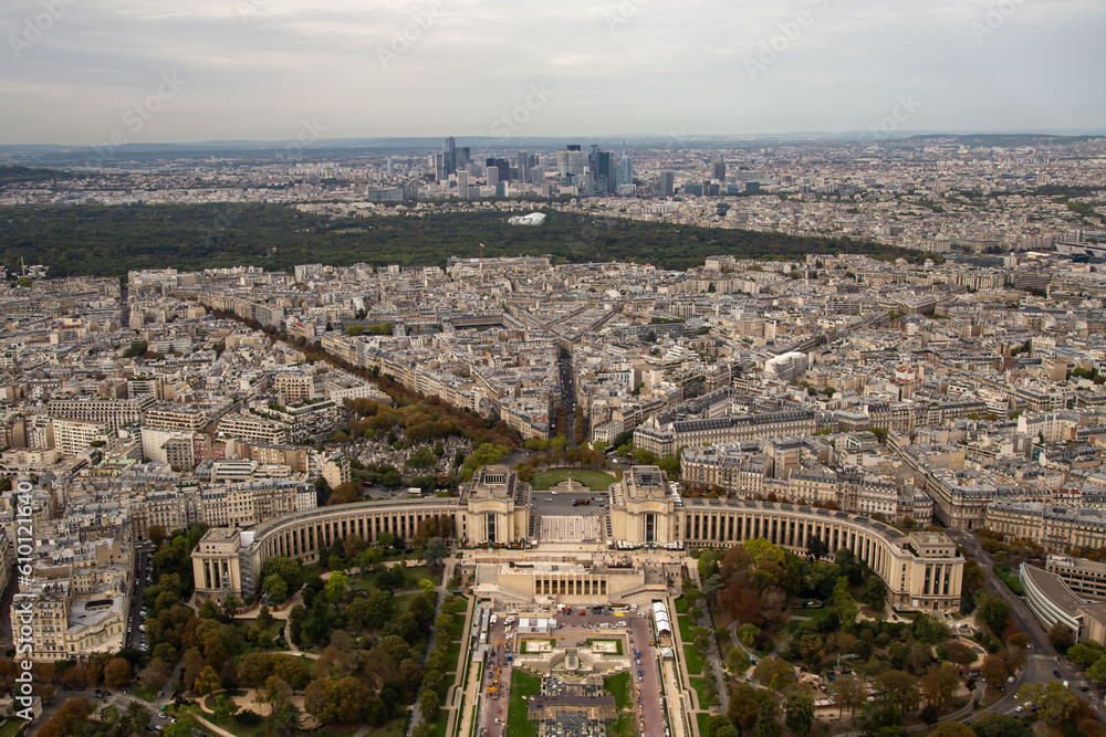 Parisian Landscapes From the Top of the Eiffel Tower