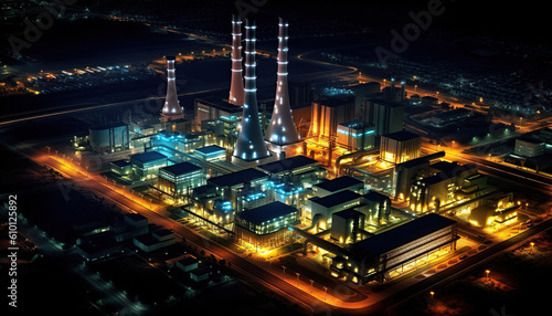 power plant industry at night © IMRON HAMSYAH