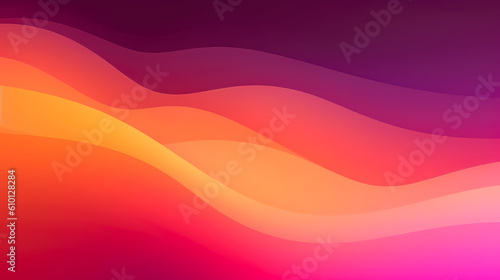 abstract background with waves, Abstract gradient colors, graphic design, blue, red and orange background colors for social media, Generative Ai.