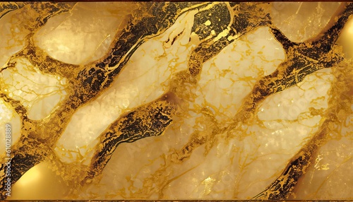 Gold marble texture, marble background, high resolution marble, Generative AI