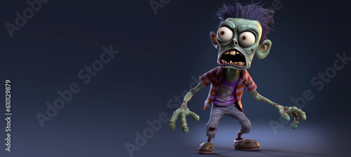 Cartoon Zombie Monster Char...