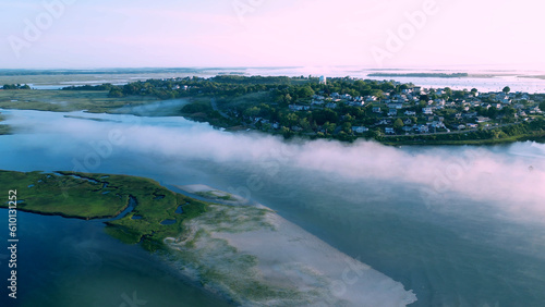 4k Foggy Day in Ipswich Bay/Crane Island - Boston, Massachusetts  © Paul
