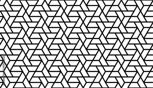 Elegant abstract geometric pattern for various design purposes. 