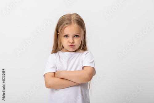 Fotografia Negative human emotions, reactions and feelings