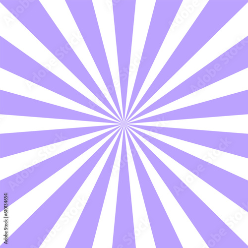 purple rising sun or sun ray  sun burst. Vector illustration. stock image.