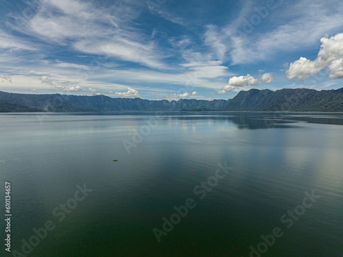 Fototapeta Naklejka Na Ścianę i Meble -  Lake Maninjau is a large crater lake in west Sumatra, Indonesia.