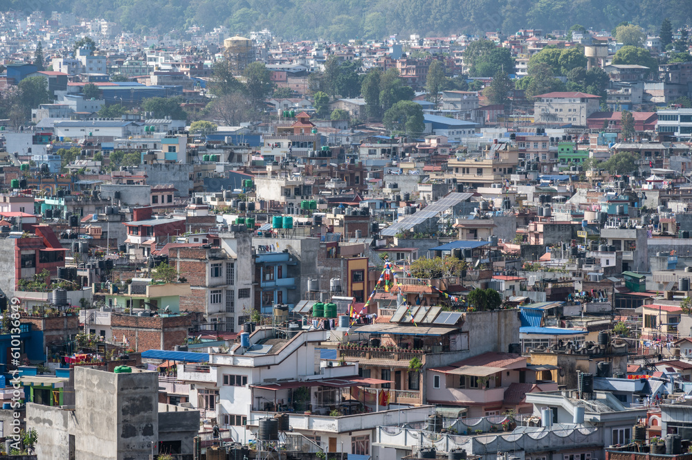 Residential buildings in Kathmandu the largest cities and capital cities of Nepal. 