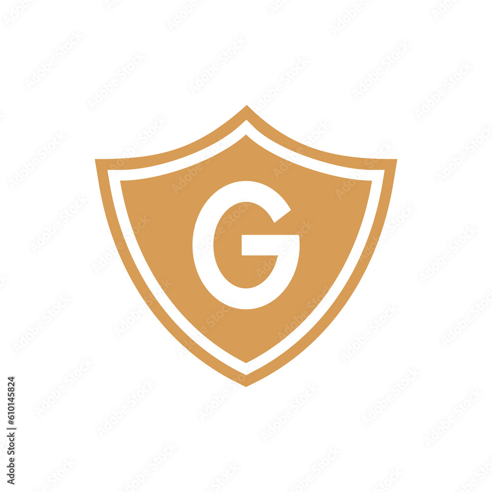 Letter G shield logo icon design, isolated on white background - Vector Letter G shield logo icon design, isolated on white background - Vector