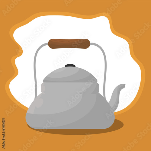 teapot with tea