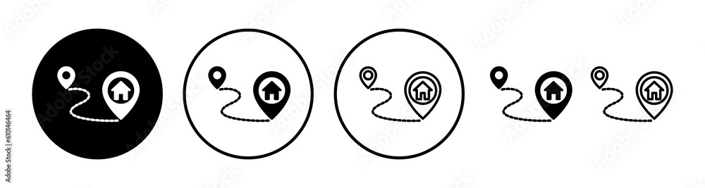 Address icon vector. location icon. address symbol. pin Address icon vector. location icon. address symbol. pin