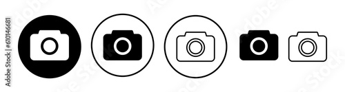 Camera Icon in trendy flat style isolated. Camera symbol web site design