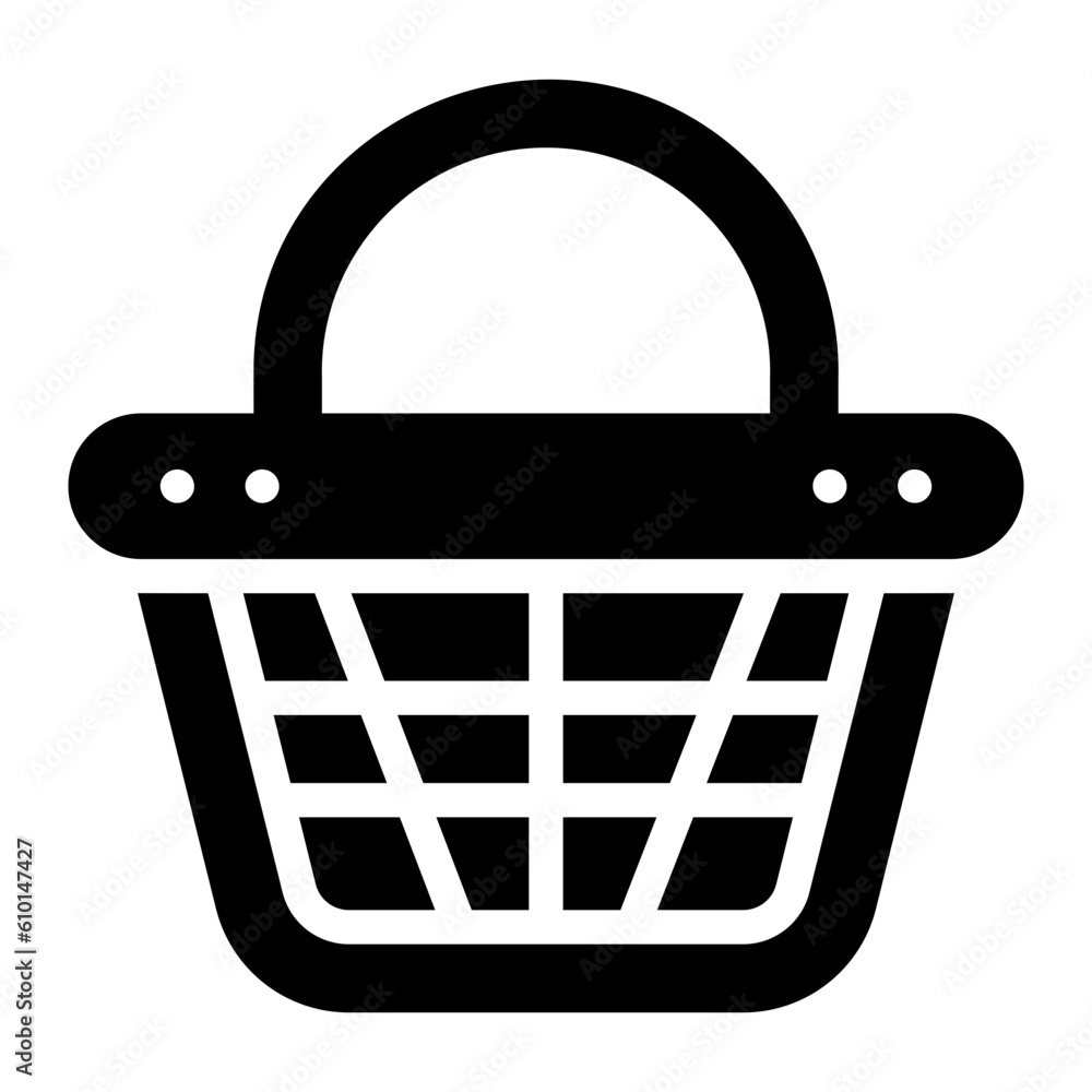 shopping basket Solid icon shopping basket Solid icon