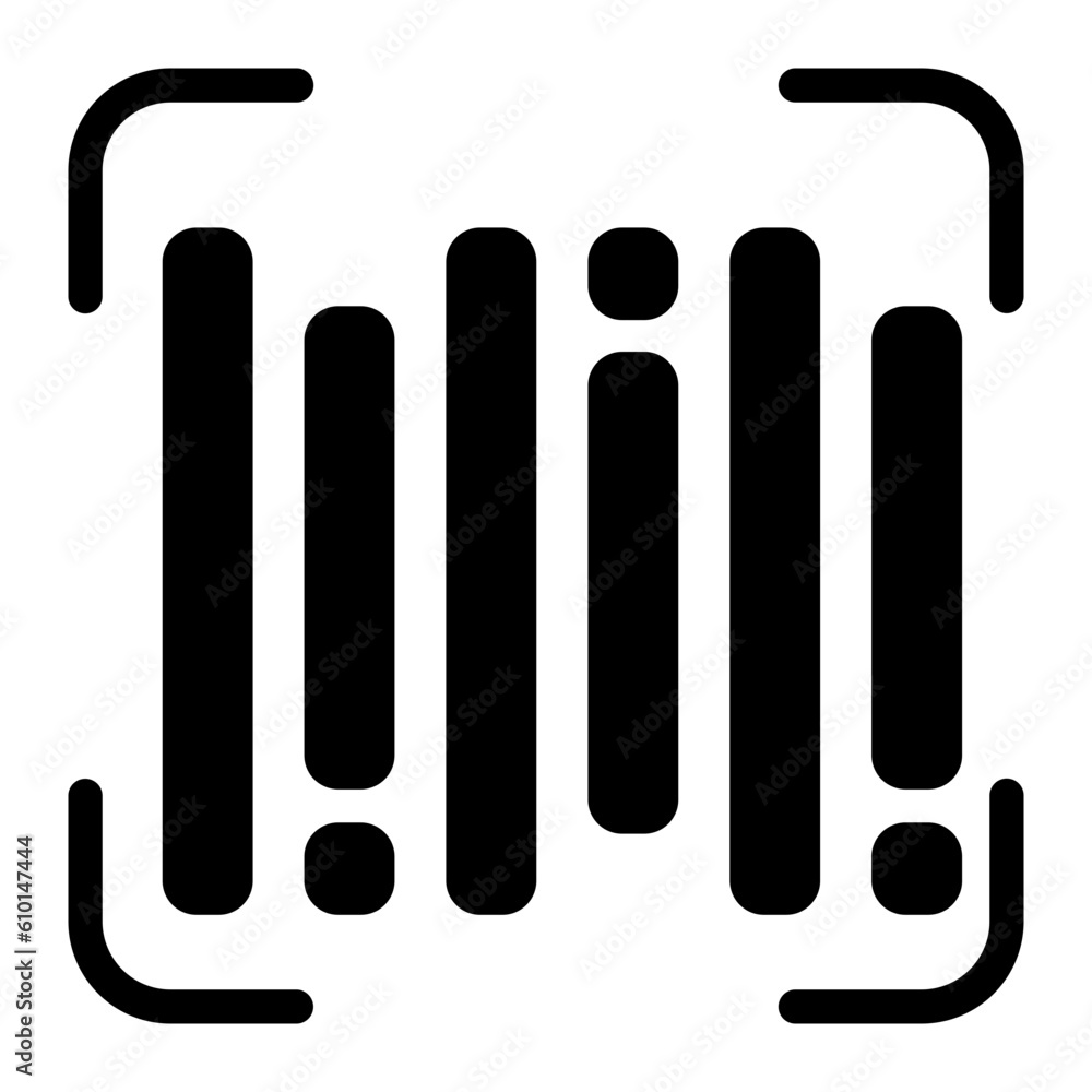 barcode Solid icon barcode Solid icon